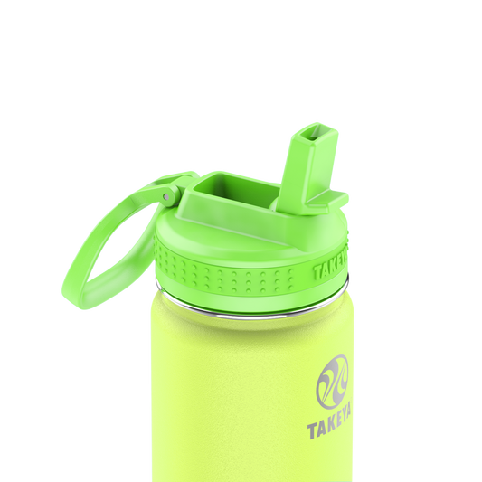 actives-kids-glow-in-the-dark-water-bottle-with-straw-lid-i9 51075-Actives-Kids-Straw-18-GID-LightningGreen-closeup.png