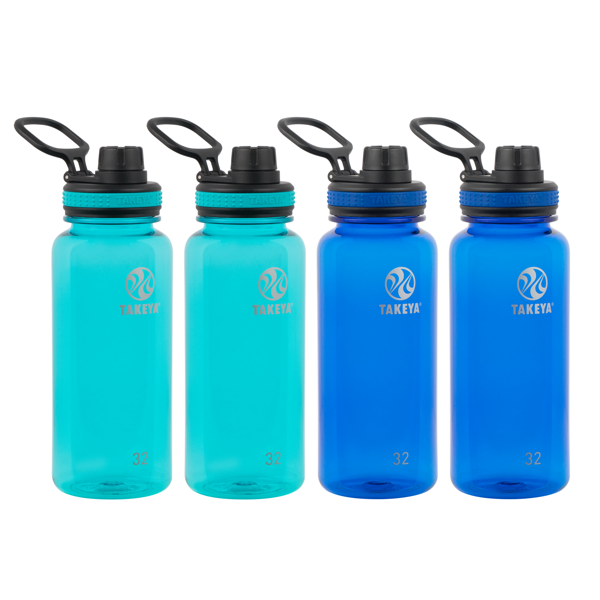 tritan-water-bottle-with-spout-lid-4-pack-k9 50276-Tritan-Spout-32-4pk-Ocean-Royal-angle.png