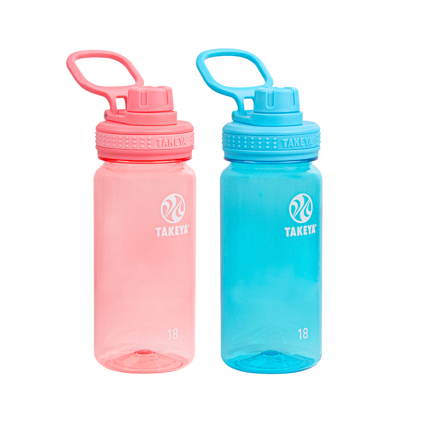 tritan-water-bottle-bundle-with-spout-lid-2-pack-l5 51475-Tritan-Spout-18-2pk-FlutterPink-BreezyBlue-Front_1.png