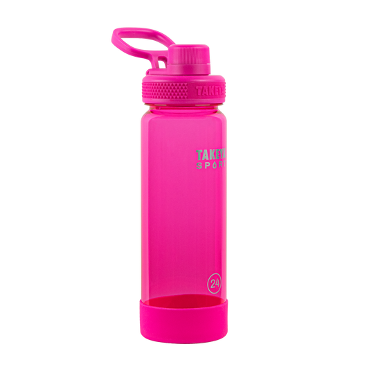 tritan-sport-water-bottle-with-spout-lid-h4 51671-TKS-Tritan-Spout-24-PinkSweep-frontangle.png