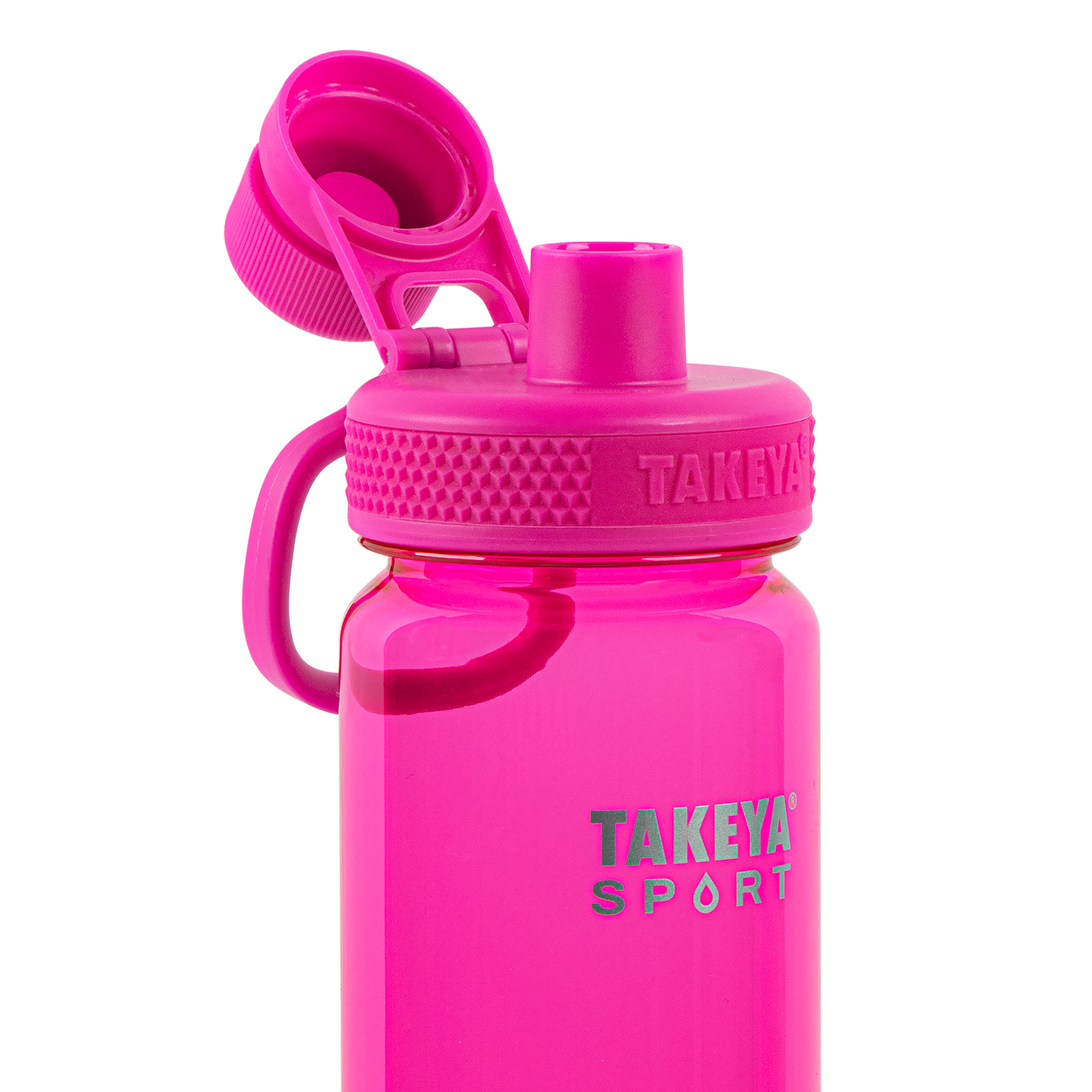 tritan-sport-water-bottle-with-spout-lid-h4 51671-TKS-Tritan-Spout-24-PinkSweep-openlid.png