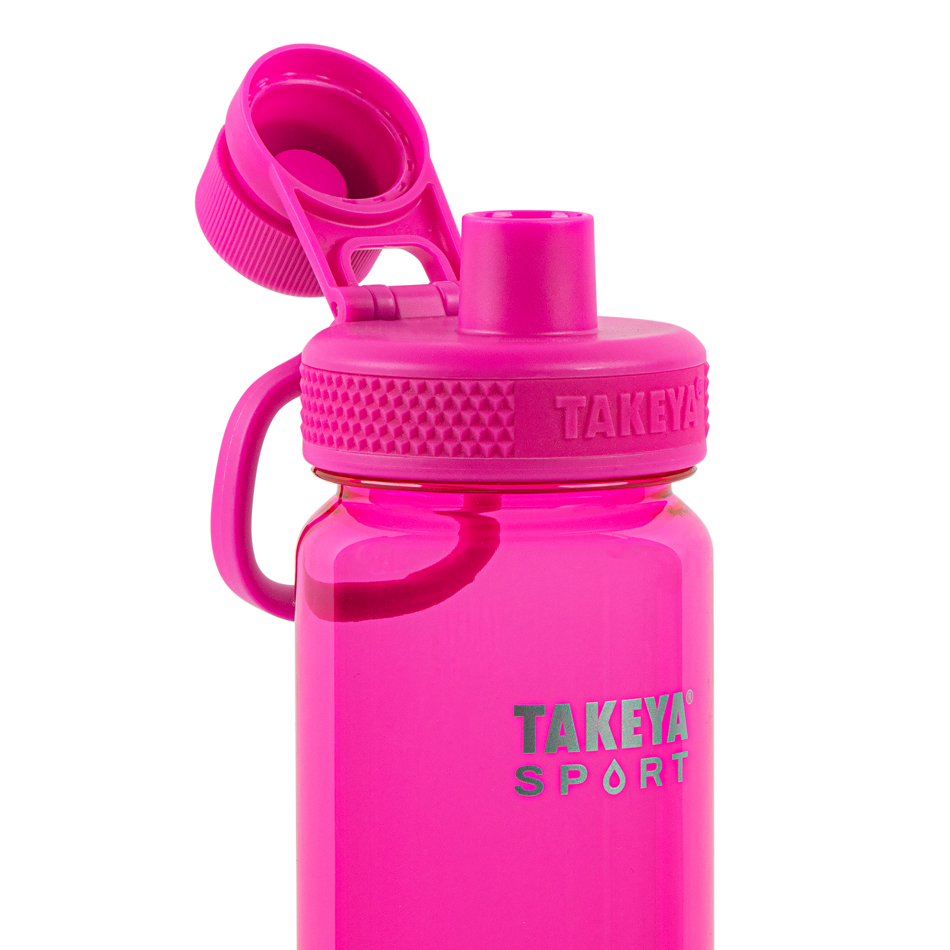 tritan-sport-water-bottle-with-spout-lid-h4 51671-TKS-Tritan-Spout-24-PinkSweep-openlid.png