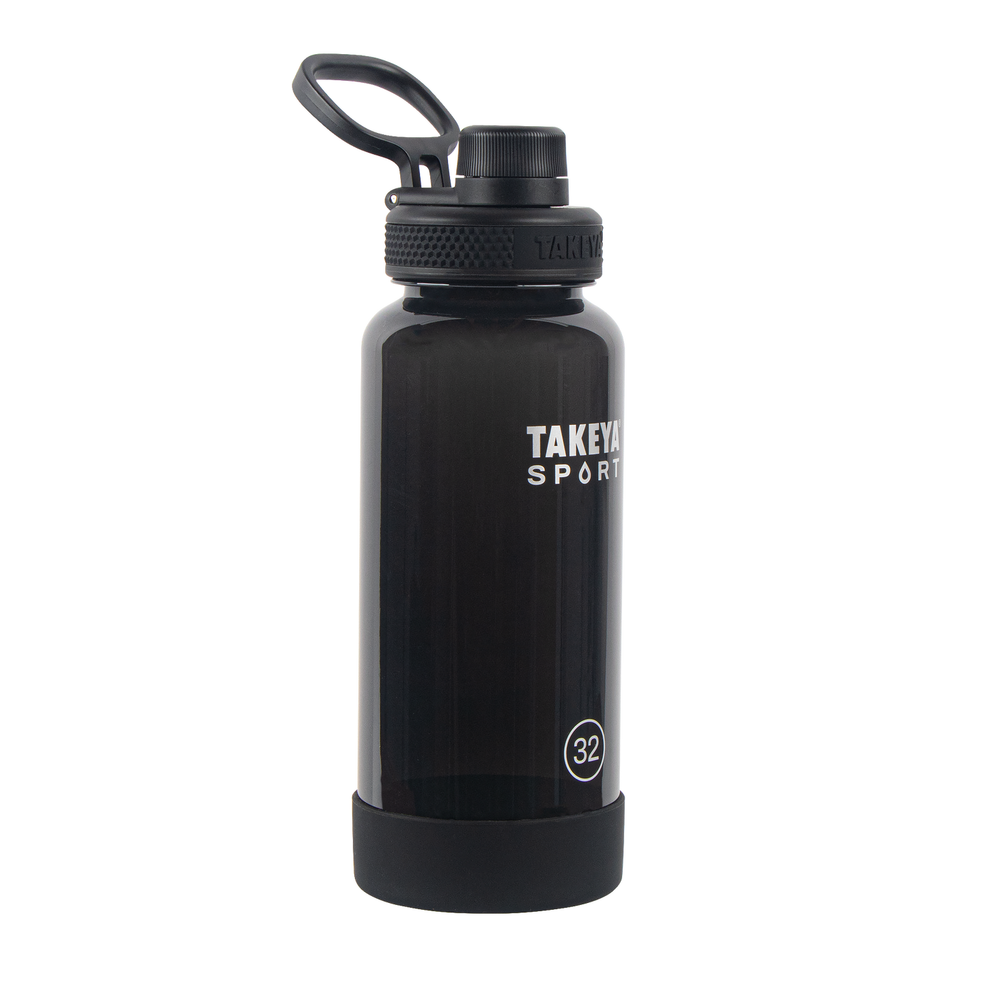 tritan-sport-water-bottle-with-spout-lid-h4 51829-TKS-Tritan-Spout-32-GrandSlamBlack-frontangle.png