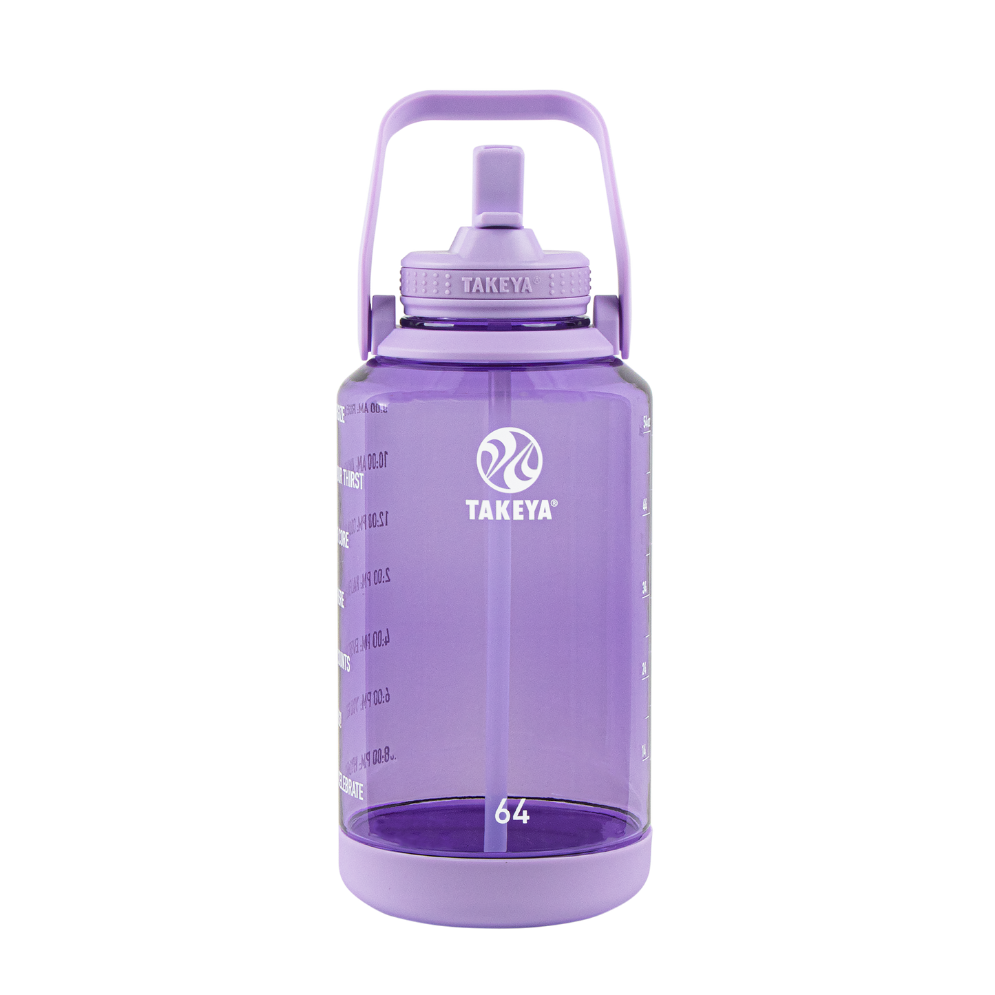 tritan-motivational-water-bottle-with-straw-lid-s1 54144-Tritan-Straw-Motivational-64-VivacityPurple-front.png